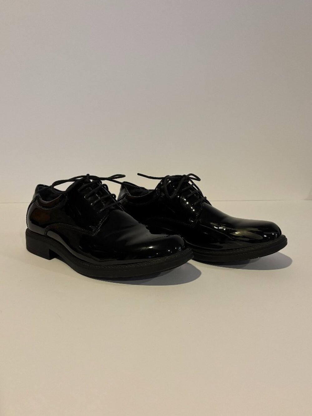 Bruno Marc Men's Patent Leather Tuxedo Oxford Dress Shoes - Black - Size 6.5